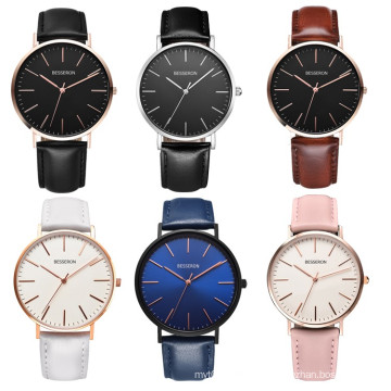 BESSERON low price hot sale man watches moq 10 rose gold wristwatch retail online shopping wholesale man watch